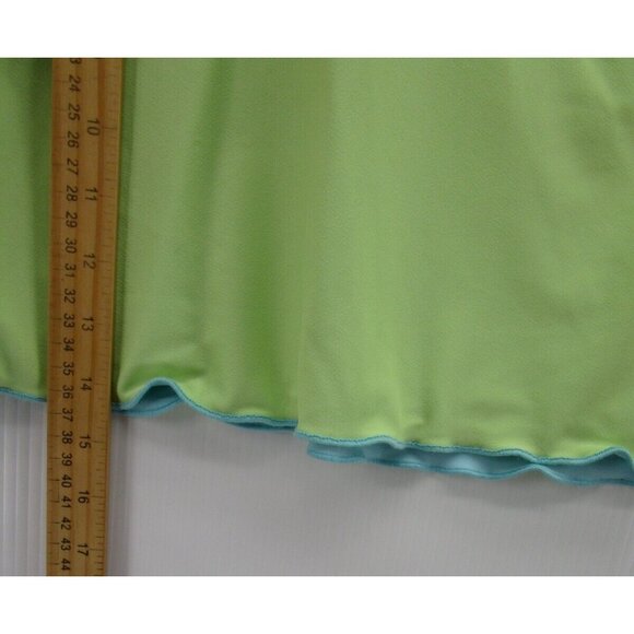 VINTAGE LL Bean Skirt 18 Swim Swimsuit Green Mini Reversible NEW - Picture 3 of 11